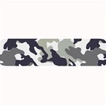 Camo Army Black White Large Bar Mat