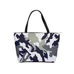 Camo Army Black White Classic Shoulder Handbag