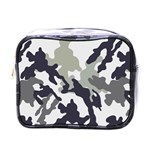 Camo Army Black White Mini Toiletries Bag (One Side)