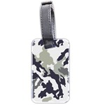 Camo Army Black White Luggage Tag (two sides)