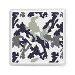 Camo Army Black White Memory Card Reader (Square)