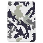 Camo Army Black White Removable Flap Cover (L)