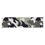 Camo Army Black White Banner and Sign 4  x 1 