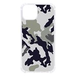 Camo Army Black White iPhone 13 TPU UV Print Case