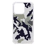 Camo Army Black White iPhone 13 Pro TPU UV Print Case