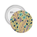 Plants Art Motif Flowers 2.25  Buttons