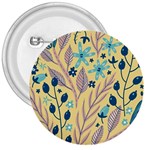 Plants Art Motif Flowers 3  Buttons