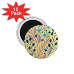 Plants Art Motif Flowers 1.75  Magnets (10 pack) 