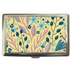 Plants Art Motif Flowers Cigarette Money Case