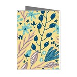 Plants Art Motif Flowers Mini Greeting Cards (Pkg of 8)