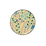 Plants Art Motif Flowers Hat Clip Ball Marker