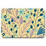 Plants Art Motif Flowers Large Doormat