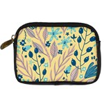 Plants Art Motif Flowers Digital Camera Leather Case