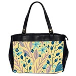 Plants Art Motif Flowers Oversize Office Handbag (2 Sides)