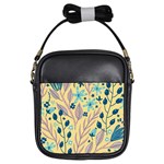 Plants Art Motif Flowers Girls Sling Bag