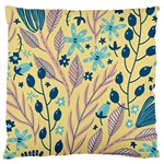 Plants Art Motif Flowers Large Cushion Case (One Side)