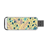 Plants Art Motif Flowers Portable USB Flash (One Side)