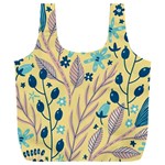 Plants Art Motif Flowers Full Print Recycle Bag (XXXL)