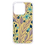 Plants Art Motif Flowers iPhone 14 Pro TPU UV Print Case