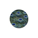 Peacock Feathers Details Golf Ball Marker (4 pack)