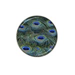 Peacock Feathers Details Hat Clip Ball Marker (4 pack)