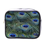 Peacock Feathers Details Mini Toiletries Bag (One Side)