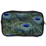 Peacock Feathers Details Toiletries Bag (Two Sides)