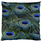 Peacock Feathers Details Large Cushion Case (Two Sides)