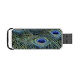 Peacock Feathers Details Portable USB Flash (One Side)