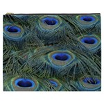 Peacock Feathers Details Cosmetic Bag (XXXL)