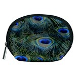 Peacock Feathers Details Accessory Pouch (Medium)