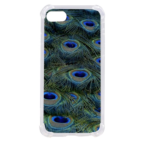 Peacock Feathers Details iPhone SE from ArtsNow.com Front