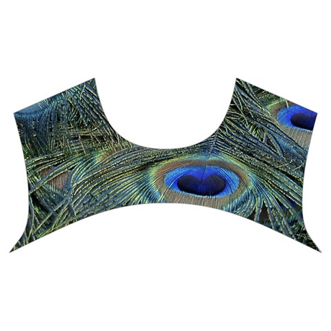 Peacock Feathers Details Women s Cut Out Long Sleeve T Front Top