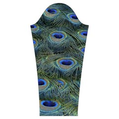 Peacock Feathers Details Women s Cut Out Long Sleeve T Sleeve Right