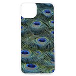 Peacock Feathers Details iPhone 15 Pro TPU UV Print Case