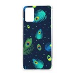 Texture Pattern Green Feather Yellow Peacock Samsung Galaxy S20 Plus 6.7 Inch TPU UV Case