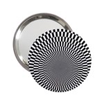 Circles Checkered Abstract Abstraction Art 2.25  Handbag Mirrors