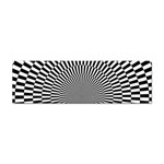 Circles Checkered Abstract Abstraction Art Sticker (Bumper)