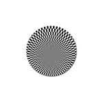 Circles Checkered Abstract Abstraction Art Golf Ball Marker