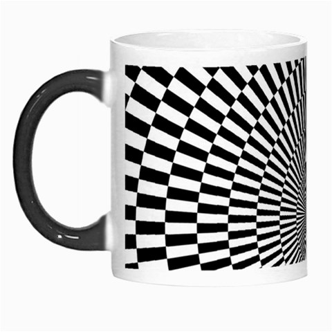 Circles Checkered Abstract Abstraction Art Morph Mug from ArtsNow.com Left