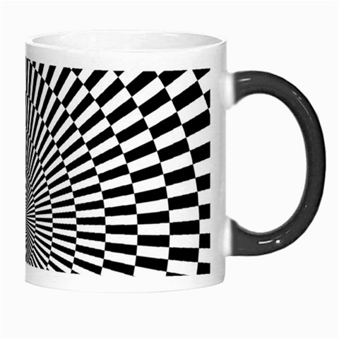 Circles Checkered Abstract Abstraction Art Morph Mug from ArtsNow.com Right