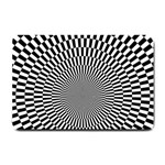 Circles Checkered Abstract Abstraction Art Small Doormat