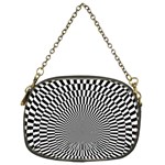 Circles Checkered Abstract Abstraction Art Chain Purse (Two Sides)