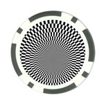 Circles Checkered Abstract Abstraction Art Poker Chip Card Guard (10 pack)