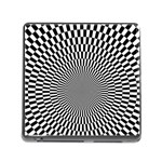 Circles Checkered Abstract Abstraction Art Memory Card Reader (Square 5 Slot)