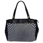 Circles Checkered Abstract Abstraction Art Oversize Office Handbag