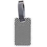 Circles Checkered Abstract Abstraction Art Luggage Tag (one side)