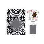 Circles Checkered Abstract Abstraction Art Playing Cards Single Design (Mini)