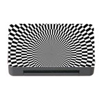 Circles Checkered Abstract Abstraction Art Memory Card Reader with CF