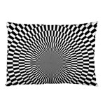 Circles Checkered Abstract Abstraction Art Pillow Case (Two Sides)